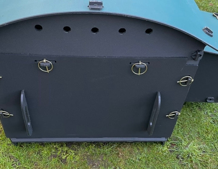 Black large Chicken Coop with Two Double Nest Boxes (Up to 6 large chickens)